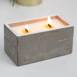 Wooden Wick Soy Wax Candles - Large Rectangular Box - Clove & Dark Sandalwood - MysticSoul_108
