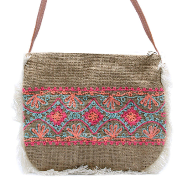 Fab Fringe Bag - Summer Pattern Embroidery - MysticSoul_108