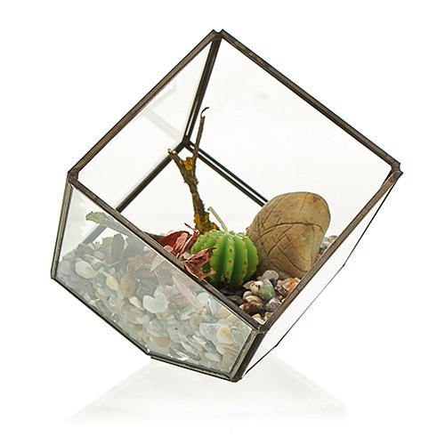 Glass Terrarium - Cube On Corner - MysticSoul_108
