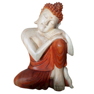 Hand Carved Buddha Statue - 30cm - Resting Buddah