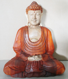 Hand Carved Buddha Statue - 30cm - Dhyana Mudra