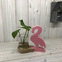 Hydroponic Home Décor - Pink Flamingo Pot - MysticSoul_108