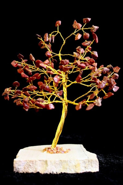 Edelsteinbaum – Roter Jaspis – 160 Steine
