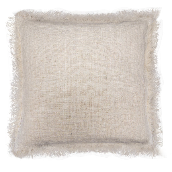 Linen Fringed Cushion Cover - Classic - 45cm x 45cm