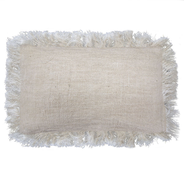 Linen Fringed Cushion Cover - Classic - 30cm x 50cm