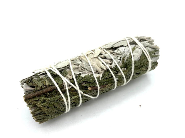 Smudge Stick - White Sage & Cedar - 10cm