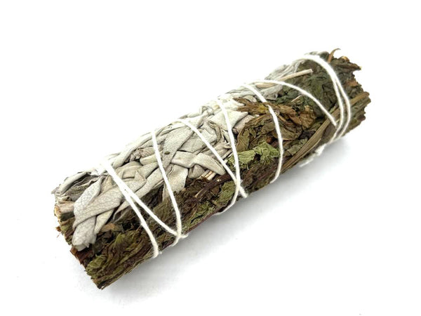 Smudge Stick - White Sage & Peppermint - 10cm