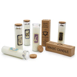 Magic Spell Candle - Cleansing - Sage & Peppermint - White Jasper