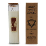 Magic Spell Candle - Friendship - Velvet Moon - Moss Agate