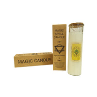 Magic Spell Candle - Happiness - Morrocan Rose - Green Aventurine