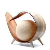 Handmade Natural Coconut Lamp - Natural Wrapover