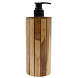 Natural Soap Dispenser - Teakwood - Cylindrical