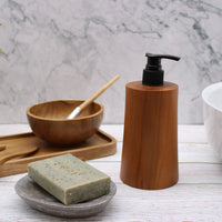 Natural Soap Dispenser - Teakwood - Taper