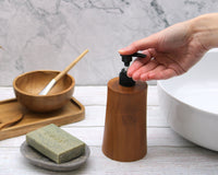 Natural Soap Dispenser - Teakwood - Taper