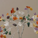 Gemstone Tree With Organite Base - Multi Gem - 80 Stone