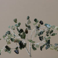 Gemstone Tree With Organite Base - Moss Agate - 80 Stone