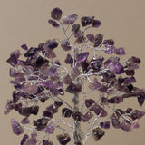 Gemstone Tree With Organite Base - Amethyst - 320 Stone