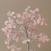 Gemstone Tree With Organite Base - Rose Quartz - 160 Stone