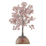 Gemstone Tree With Organite Base - Rose Quartz - 320 Stone