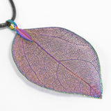 Bijoux Real Leaf - Collier - Multicolore
