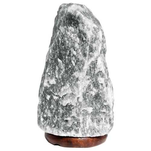 Lampe en Pierre de Sel de l'Himalaya - Grise - 2-3kg