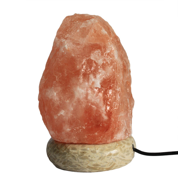 Himalayan Salt Rock USB Lamp - Pink - 11.5cm - Solid Light