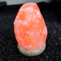 Lampe USB Himalayan Salt Rock - Rose - 11,5 cm - Lumière Solide