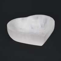 Selenite Bowls - Heart - 10cm