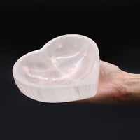 Selenite Bowls - Heart - 15cm