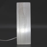 Natural Selenite Block Lamp - Chakra - 25cm