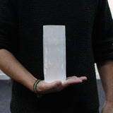 Natural Selenite Candle Holders - Cylinder - 20cm