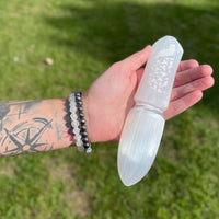 Hand Crafted Selenite Ceremonial Knives - Releasing Bonds - 20cm