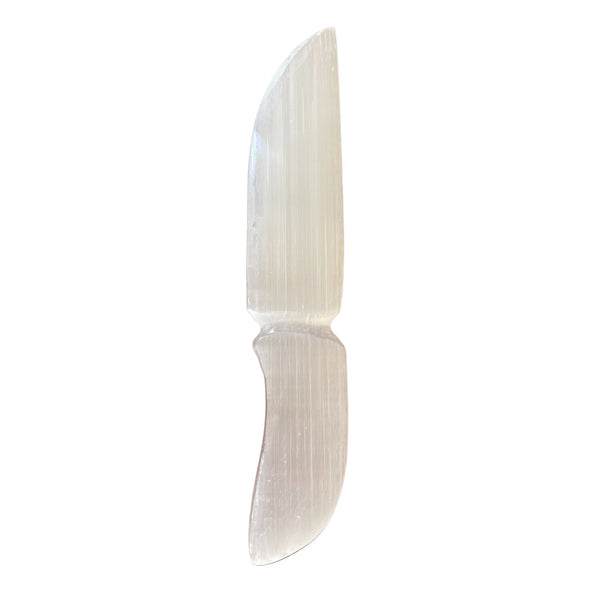 Couteaux de cérémonie en sélénite fabriqués à la main - Classique - 20 cm