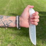 Hand Crafted Selenite Ceremonial Knives - Classic - 20cm