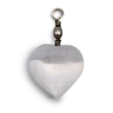 Selenite Pendants - Heart