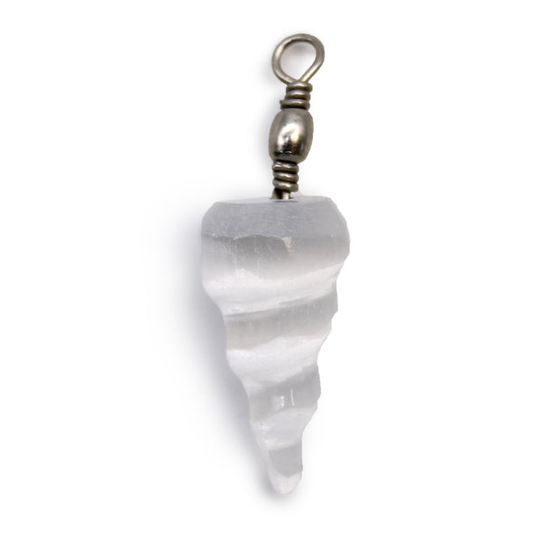 Selenite Pendants - Spiral