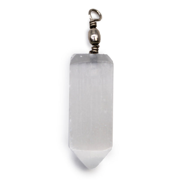 Selenite Pendants - Obelisk