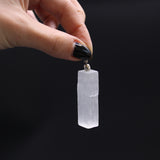 Selenite Pendants - Natural