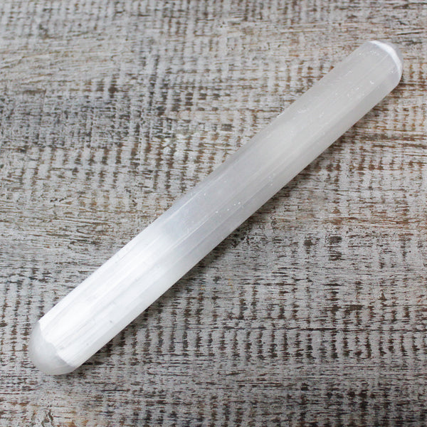 Selenite Wand - 16cm - Rounded Both Ends