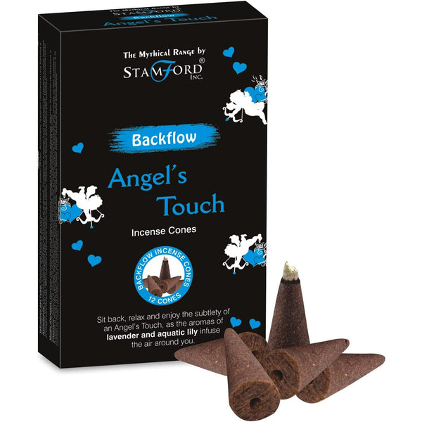 Mythical Backflow Incense Cones - Angel's Touch - Lavender & Aquatic Lilly