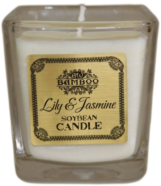 Natural Soy Wax Jar Candles - Lily & Jasmine