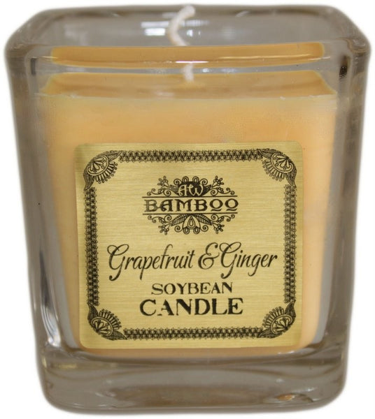 Natural Soy Wax Jar Candles - Grapefruit & Ginger