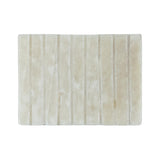 Handmade Soap Dish - White Onyx - Square - Ridged