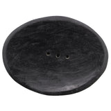 Handmade Soap Dish - Black Marble - Oval