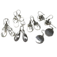 Handgefertigte Ohrringe aus Muschel und Silber – Perlmutt – Meeresschildkröte