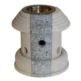 Hand Crafted Sandstone Oil Burners - Combo Lantern