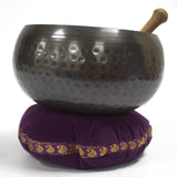 Tibetan Singing Bowls - Velvet Cushion - 16cm