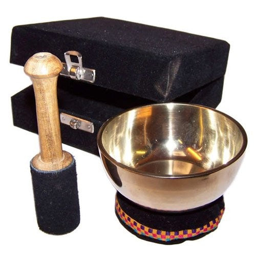 Tibetan Singing Bowls - Handmade - Brass - Small Set