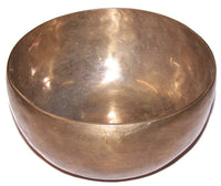 Tibetan Singing Bowls - Brass - Plain - Large